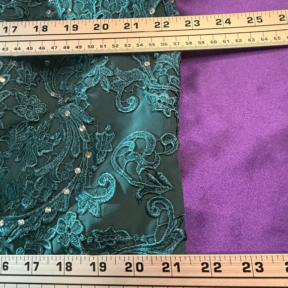 NEW πWedding Dress Teal Embroidered Beaded Mother Bride/ Groom - Evening Dress - Picture 12 of 16